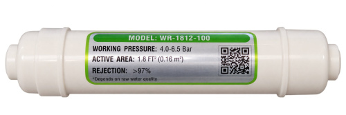 WATERRO Capsulated Membrane  100GPD model WR-1812-100 Long Range (2).jpg